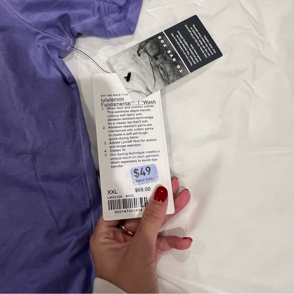 lululemon athletica Lavender Short Sleeve Tee - Picture 5 of 6